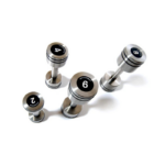 Escape Classic Steel Dumbbells - Okrugle Bućice Tegovi par 12Kg