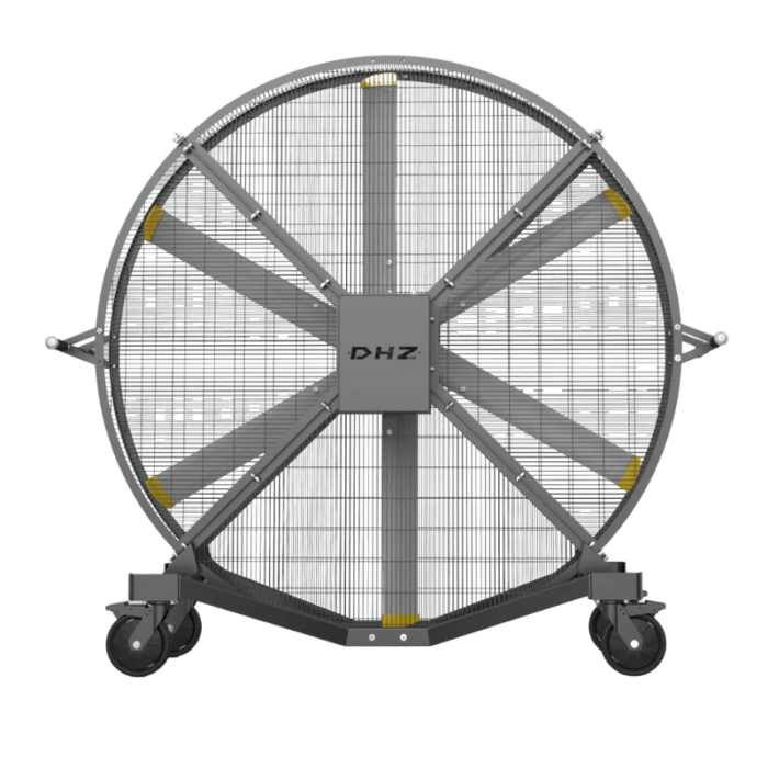 DHZ Standing Fan 260cm with golden wings FS400
