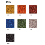 Podloga Antishock 1000 x 1000 x 25mm BLACK with grey EPDM