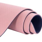 Yoga mat TPE 183x61x0,6cm (Rose-Gray)